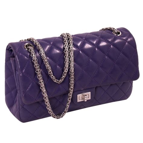 purple chanel purse|chanel 2.55 reissue 226 flap.